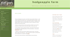 Desktop Screenshot of hedgeapplefarm.net